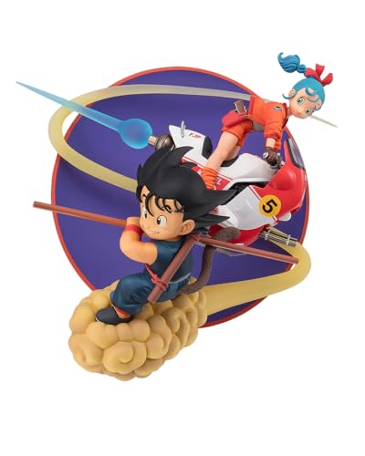 TAMASHII Nations - Dragon Ball - Figuras Coleccionables de Anime de Son Goku y Bulma FiguartsZero