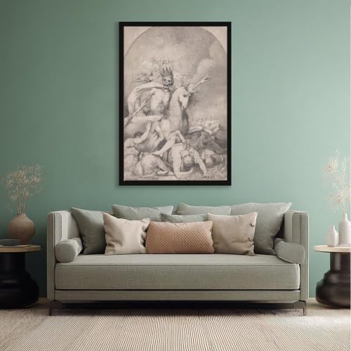 Impression sur toile John Hamilton Mortimer tableau design pour bureau