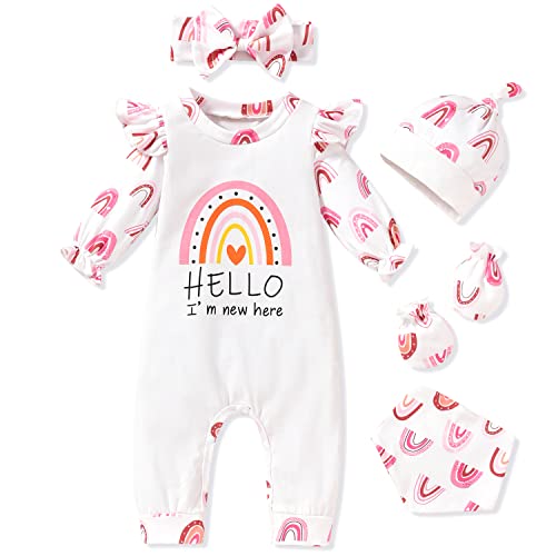 Image of Aalizzwell Newborn Girl Romper