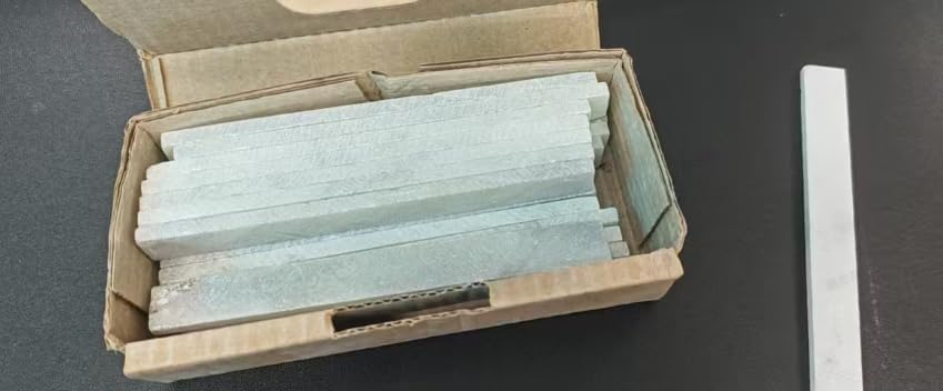 144Pcs Soapstone Pen, Jumbo Pack Flat White Soapstone Refills, Professional Welding Chalk for Welders & Textile Marking Tools, Removable Markings on Steel, Cast Iron, and Metal Surfaces