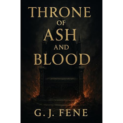 Throne of Ash and Blood Audiolibro Por G.J Fene arte de portada