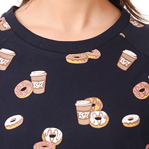 Image of Stories.Label Women Sweatshirt Full Sleeve | 100% Cotton Printed Winter Wear for Women | Casual Round Ribbed Neck Pullover Graphic Sweatshirt Tops | Regular & Plus Size (S-5XL)