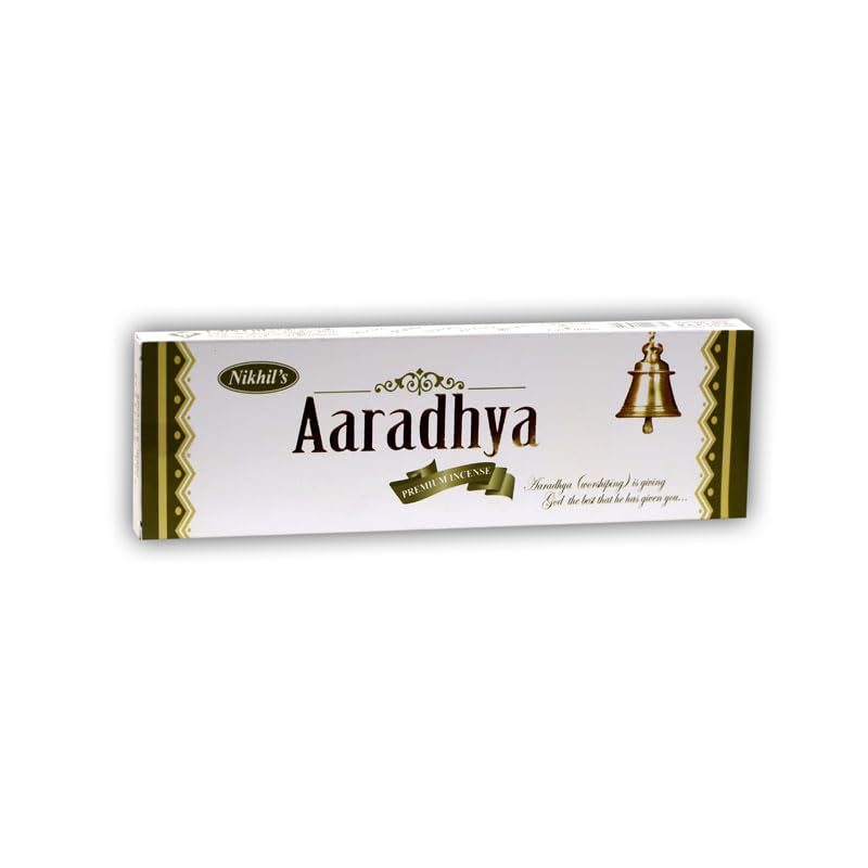 Incense Sticks Nikhil Aaradhya Agarbathi Joss Sticks 50gm for Home Fragrance Pack of 3