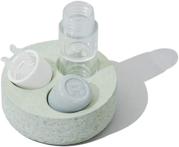 Oil B408 Diatomaceous Earth Contact Lens Case, Tray, Pink, Made in Japan