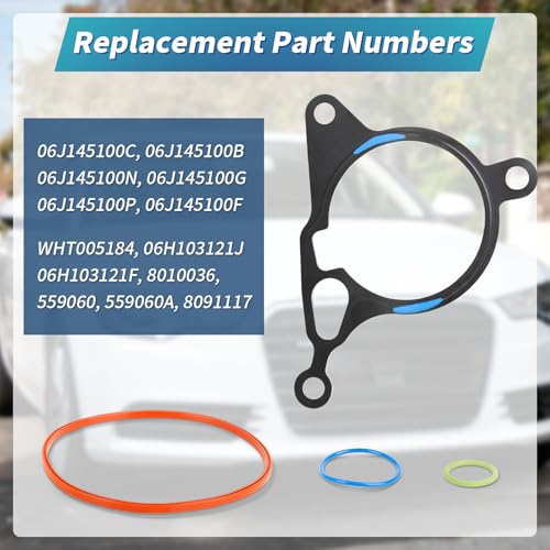 Kit de reconstrucción y sellado para bomba de vacío 06J145100C, compatible con VW GTI, GLI, Golf, Jetta, Beetle, Passat y Audi A3, A4, A5, A6, Q5 (1.8T y 2.0T TSI/TFSI), reemplaza 06J145100G, 06J145100P, 06J145100N, 06J145100F miniatura 5
