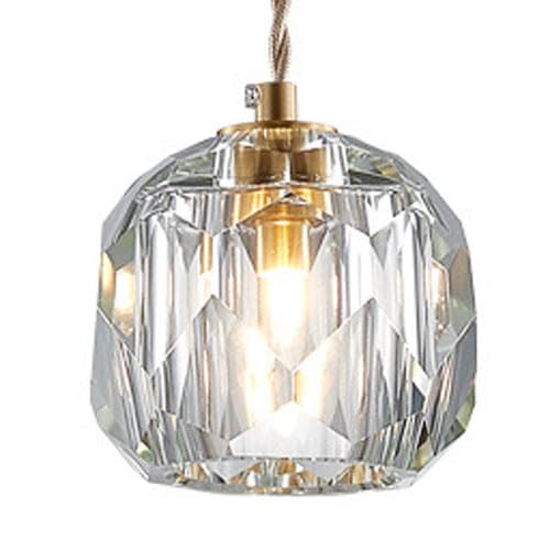 Suspension G9 design imitation cristal pour sublimer la chambre et le couloir