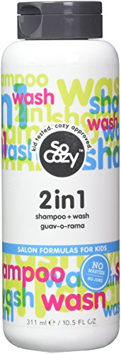 SoCozy 2 in 1 Shampoo + Body Wash Guav-o-rama, 10.5 Fluid Ounce
