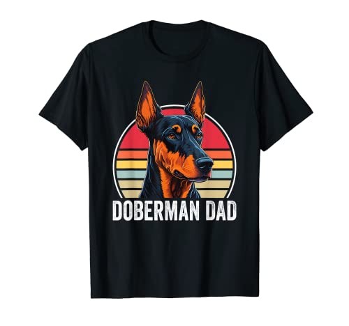 Hombre Doberman Dad Doberman Pinscher Dog Camiseta