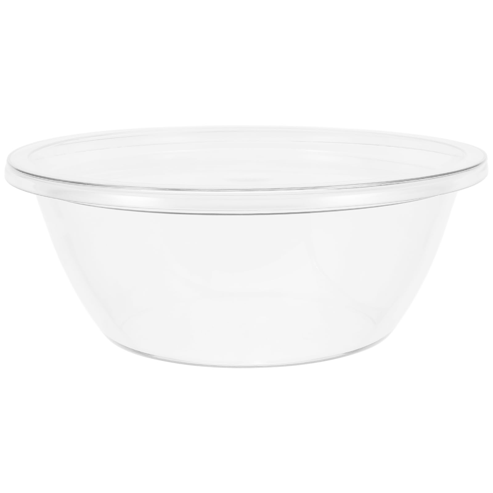 Amosfun Ciotola Impasto con Coperchio in Plastica, Profonda, Capiente