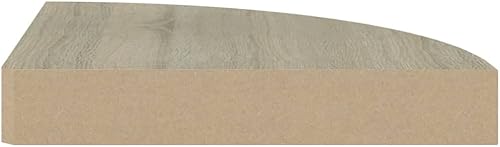 Miniatura 6 de Estantes de esquina flotantes, 2 piezas, estante de exhibición montado en la pared, estantes flotantes montados en la pared, estantes de