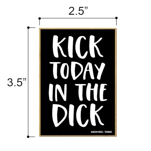 Imán decorativo rectangular de madera Kick Today pequeño miniatura 2