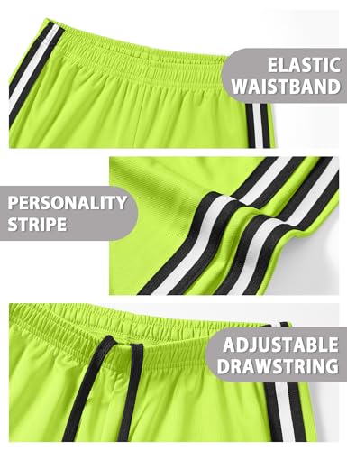 Image of Somaibo Boys Athletic Shorts, Kids Basketball Quick Dry Mesh Short for Youth Soccer Gym Sports Running