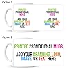 Faithful Prints Promotional Mugs for Business and Company Logo | Branded Coffee Mug | Merchandise Gifts | Advertising Tea Mugs (1 Mug (Sample)) #1