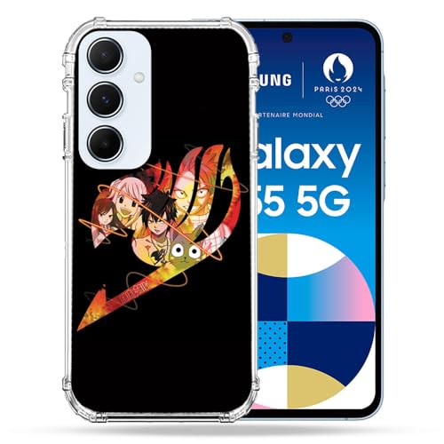 Coque Samsung A55 5G Manga Fairy Tail pour proteger votre mobile au quotidien