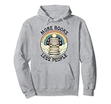 Photo Gallery più libri meno persone bookworm book lover funny book book felpa con cappuccio Photo Gallery più libri meno persone bookworm book lover funny book book felpa con cappuccio