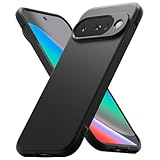 【Ringke】Google Pixel 10 用 ONYX TPU ケース 滑り止め 変色に強い 落下防止 耐衝撃 軽量 柔軟 スマホカバー ピクセル10 (ストラップホールあり) - Black