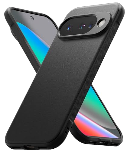 【Ringke】Google Pixel 10 用 ONYX TPU ケース 滑り止め 変色に強い 落下防止 耐衝撃 軽量 柔軟 スマホカバー ピクセル10 (ストラップホールあり) - Black