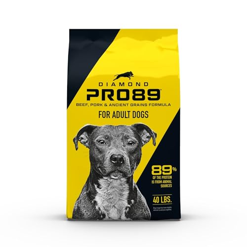 Diamond Pro89 Beef, Pork and Ancient Grains Dry Dog Food Formula with High Protein, Probiotics, and Premium Ingredients