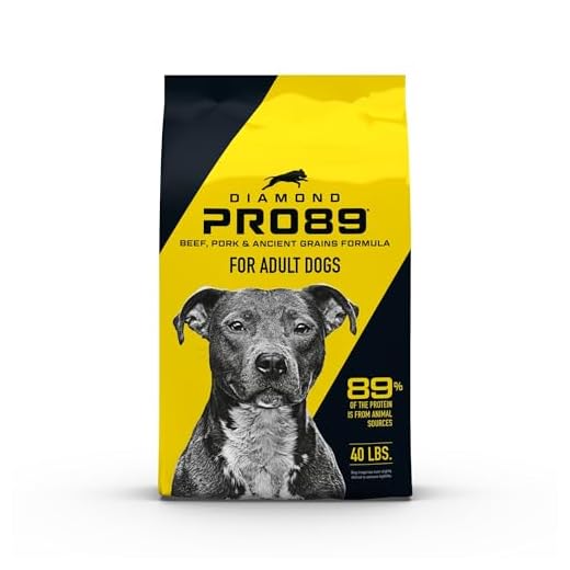 Diamond Pro89 Beef, Pork and Ancient Grains Dry Dog Food Formula with High Protein, Probiotics, and Premium Ingredients