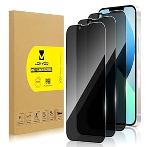 Lokyoo 3 Stück Sichtschutz Full Screen für iPhone 13