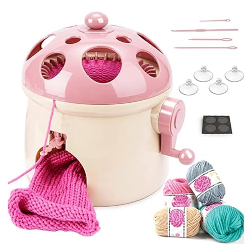 32 Nadeln Strickmaschine mit Strickzubehör Anfänger Webmaschine...