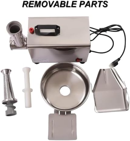 370W Electric Tomato Milling Machine - Stainless Steel Food Strainer & Sauce Maker (110V) for Quick, Efficient Tomato Processing & Pureeing, Ideal for Home & Commercial Use