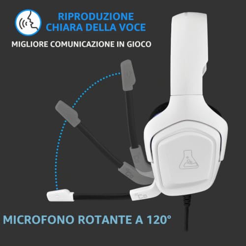 Korp COBALT Cuffie da Gaming PS4 - Microfono Cuffie Stereo - Cuffia gaming - Immagine 3