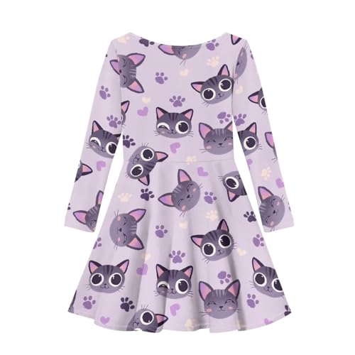 Dresses for Kids Fall Dresses for Girls 10-12 Long Sleeve Princess Dresses Toddler Cute Party Dresses for Festival2