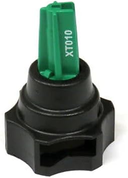 PENTAIR HYPRO FC-XT010 Boom X Tender Boomless Spray Nozzle, Green, Size 10 | Boomless Fan Spray Pattern, Fast Cap Tool-Free Change, Low Drift Coverage, Pre-Orifice Technology, Adjustable Spray Swath