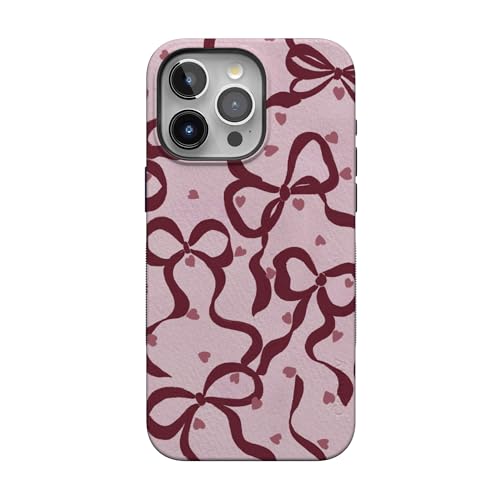 Casely iPhone 15 Pro Case | Coquette Crush | Bows | Bold Protective Design | MagSafe Compatible Design