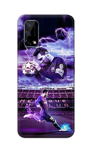 Image of Printed Hard Back Cover Case for Realme Narzo 30 Pro 5G | Realme V5 5G Back Cover (Famous Football Player) -1111