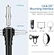 EMART Lichtstativ 400cm, Luftgepolstertes Aluminium Lampenstativ Licht Stativ, Verstellbares Stativ Galgenstativ Lichtständer für Softbox, Studiolicht, Blitz, Schirm