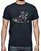 tostadora T-Shirt à Manches Courtes Scooter Mensonge pour Hommes - Bleu Marine XS - ref. 253802-P