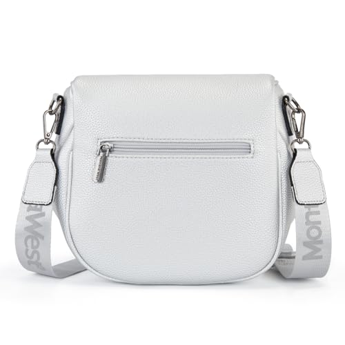 Image of Montana West Crossbody Bag for Women, Large Bum Bag Purse Soft Vegan Leather Travel Fanny Pack with Coin Purse