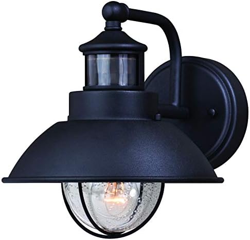Harwich Dualux 8In. Outdoor Wall Light Textured Black