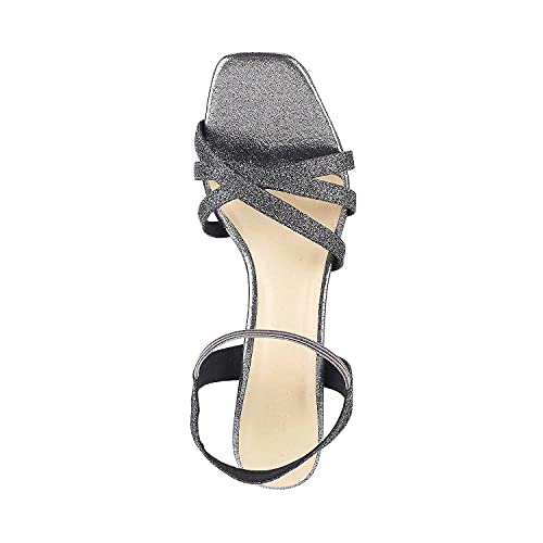 Image of Metro Women's Gold Glitter Party Fashion Heel Sandals