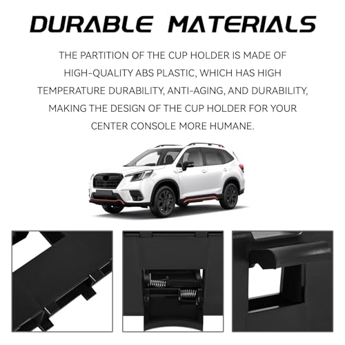 Divisor para portavasos Subaru Forester 2014-2022 y más miniatura 3