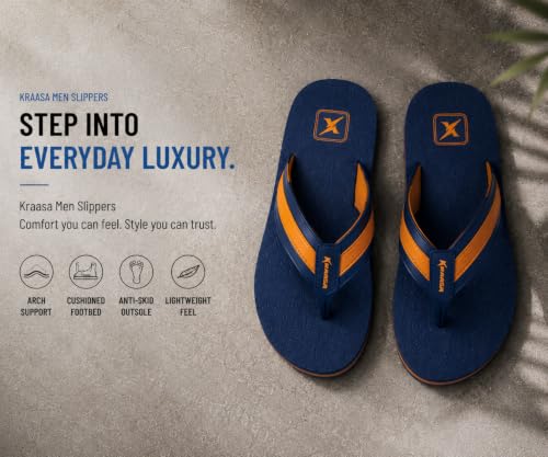 Image of Kraasa Fleece Slippers for Man | Slip-On Slippers