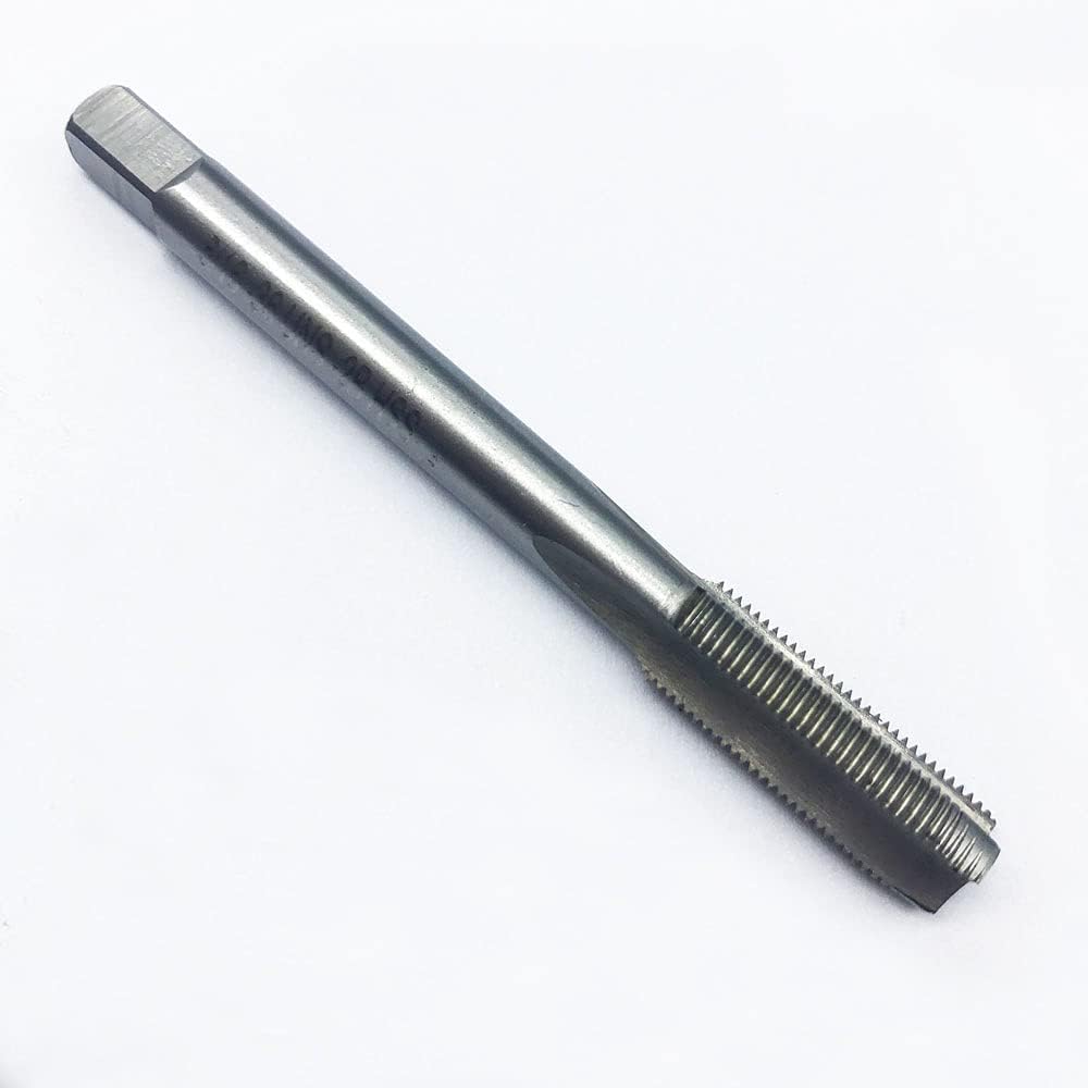 5/16-36 UNS-2B HSS Tap ，UNS Machine Thread Tap Right Hand and Φ7.3mm(0.28") Length 4.3" Straight Handle Twist Drill