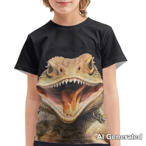 Image of Xhuibop Kids T Shirts for Boys Size 3-16 Girls Short Sleeve Sportswear Active Tops
