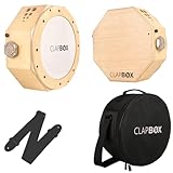 Clapbox Travel Cajembe Drum Birch Wood (H:6' W:12'...