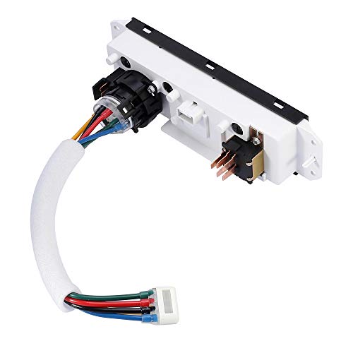 X Autohaux 1 Set Hvac Heater Control Panel With Blower Motor Switch For Jeep Wrangler Tj 1999-2004 55037473Ab Bl101 Hs-373 #TOP5