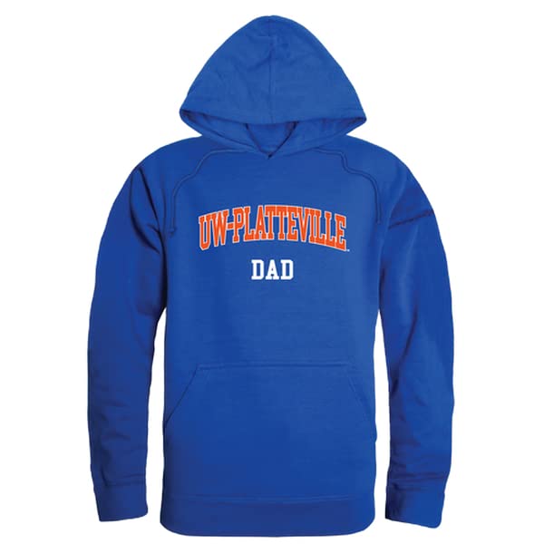 W Republic 563-410-RYL-03 Men Wisconsin Platteville Pioneers Dad Hoodie Royal Blue - Large - Main Image