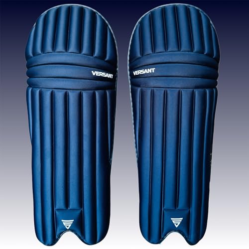 Image of VERSANT OG Moulded Cricket Batting Legguard for Mens (Light Weight) (Navy, Youth)
