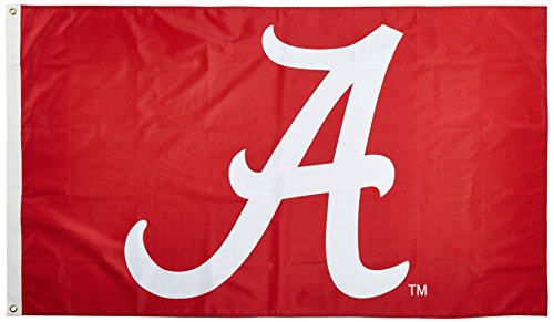 BSI PRODUCTS, INC. - Alabama Crimson Tide 3’x5’ Flag with Realtree Camo Background & Heavy-Duty Brass Grommets - UA Football Pride - High Durability Design for Indoor & Outdoor Use - Great Gift Idea
