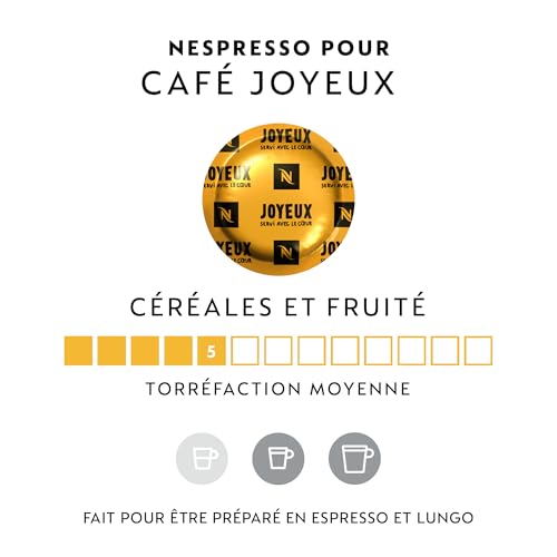 Café Joyeux Nespresso Professionnel 100 capsules solution café de bureau
