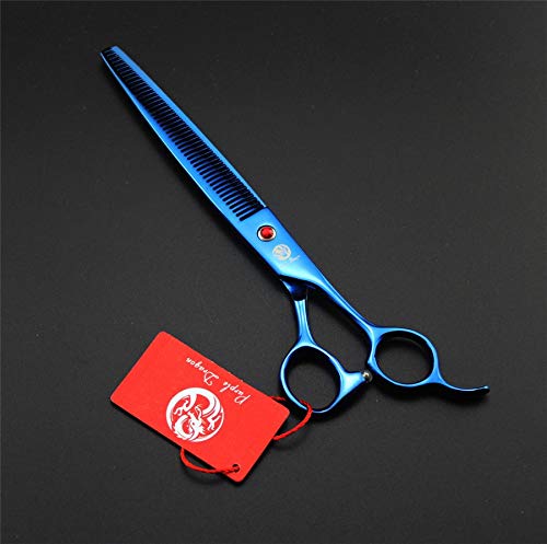 Purple Dragon 8 Inch Professional Pet Grooming Scissors Sets Dog Grooming Shear 1 Pc Straiht & 1 Pcthinning & 2 Pcs Curved Scissors #TOP3