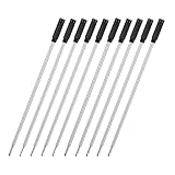 MengRan 8513 Lot de 10 recharges pour stylos à bille à pointe moyenne de 1 mm, compatibl...
