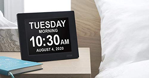 American Lifetime [Newest Version] Day Clock - Extra Large Impaired Vision Digital Clock with Battery Backup & 5 Alarm Options - Thumbnail 6
