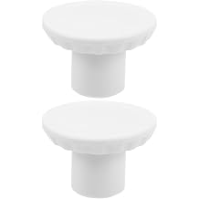 KICHOUSE 2pcs Freezer Drain Plug | Replacement Water Outlet Hole Stopper for Coolers | Reusable Plastic Drain Cap Compatible for Hairer Chest Freezer Refrigerator 1.42x0.98 Inch